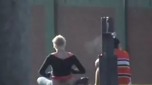 Randy Silky Rimmer Bambi Cerné vieille en nuisette